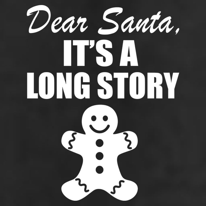 Dear Santa It's A Long Story Adult Drive Performance Visor