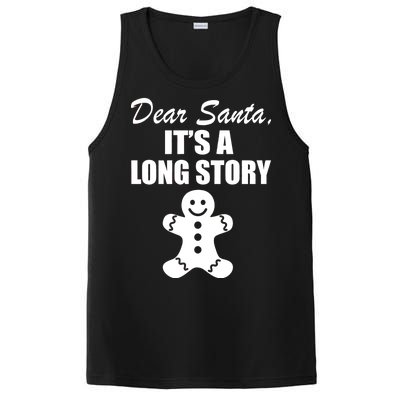 Dear Santa It's A Long Story PosiCharge Competitor Tank