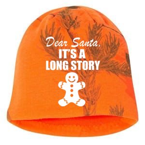 Dear Santa It's A Long Story Kati - Camo Knit Beanie