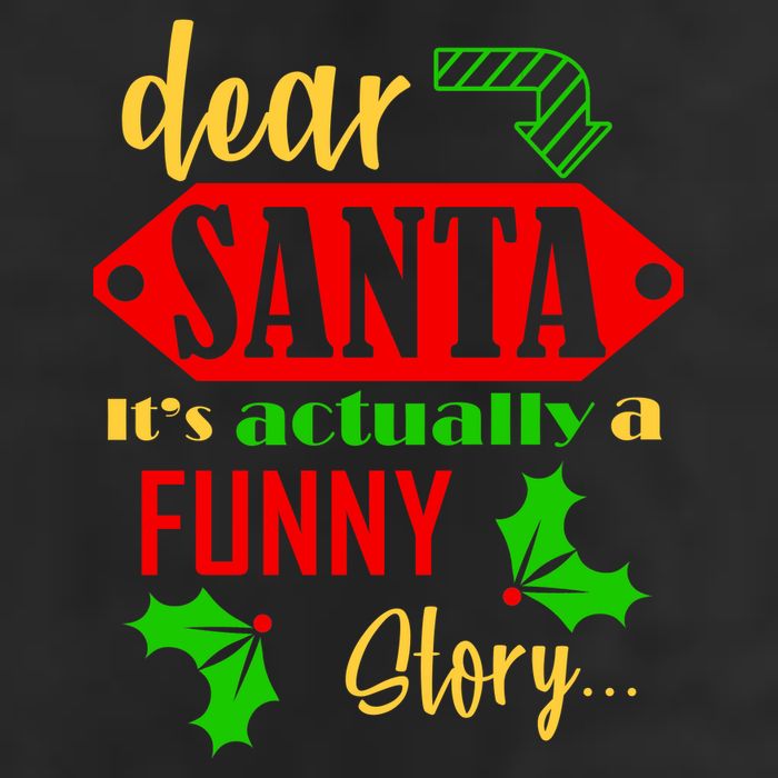 Dear Santa It's Actually A Funny Story Adult Drive Performance Visor