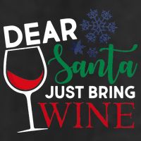 Dear Santa Just Bring Wine 11oz C Handle Ceramic Mug