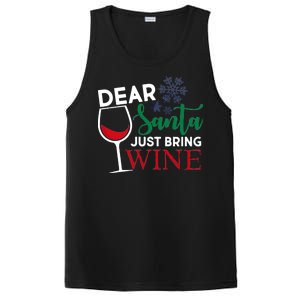 Dear Santa Just Bring Wine PosiCharge Competitor Tank