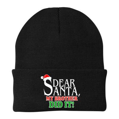 Dear Santa My Brother Did It Funny Christmas Beanie