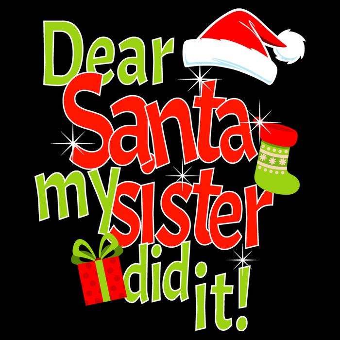 Dear Santa My Sister Did It Cooling Performance Crew T-Shirt