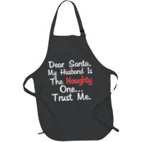Dear Santa Naughty Husband Apron