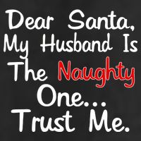 Dear Santa Naughty Husband Trucker Hat