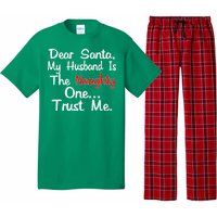 Dear Santa Naughty Husband Pajama Set