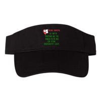 Dear Santa Naughty List Girls Numbers Funny Visor
