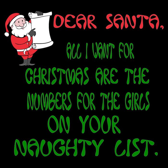 Dear Santa Naughty List Girls Numbers Funny Visor