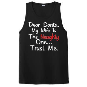 Dear Santa Naughty Wife PosiCharge Competitor Tank