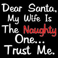 Dear Santa Naughty Wife Wool Snapback Cap