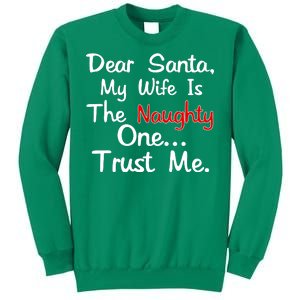 Dear Santa Naughty Wife Sweatshirt