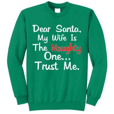 Dear Santa Naughty Wife Sweatshirt