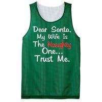 Dear Santa Naughty Wife Mesh Reversible Basketball Jersey Tank