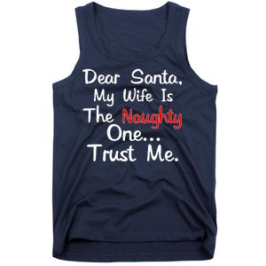 Dear Santa Naughty Wife Tank Top