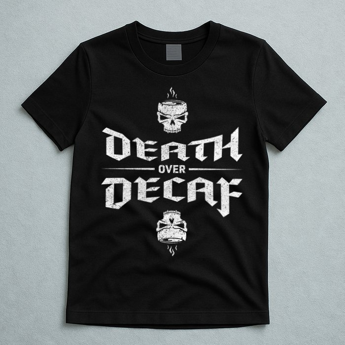 Death Over Decaf T-Shirt