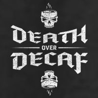 Death Over Decaf Adult Drive Performance Visor