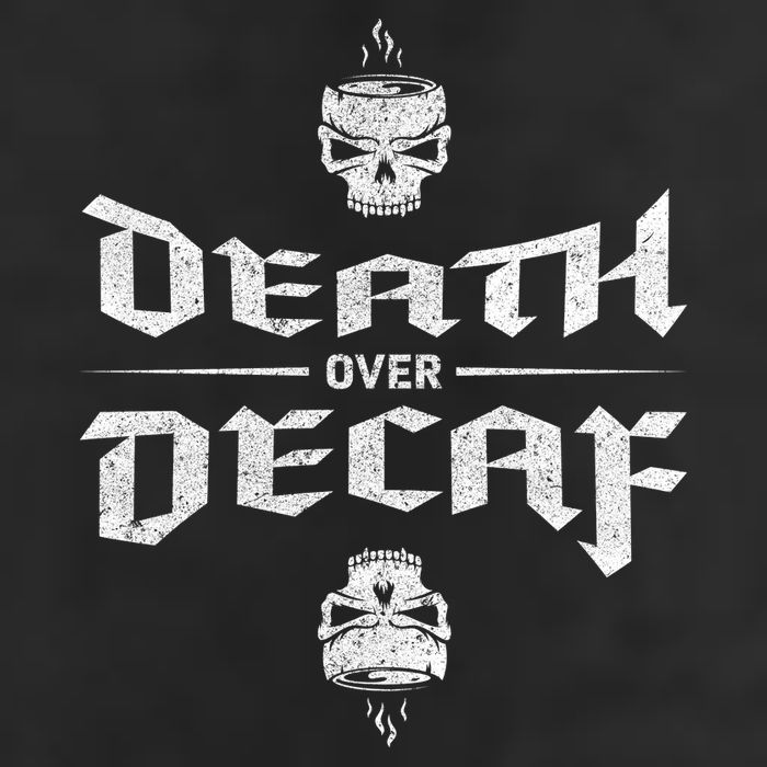 Death Over Decaf Adult Drive Performance Visor