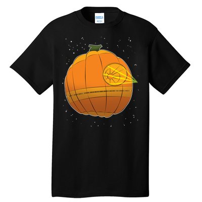 Death Star Pumpkin Halloween Tall T-Shirt