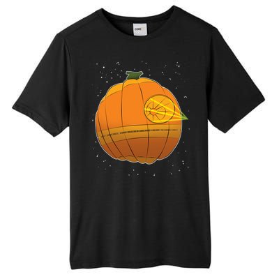 Death Star Pumpkin Halloween Tall Fusion ChromaSoft Performance T-Shirt