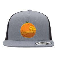 Death Star Pumpkin Halloween Flat Bill Trucker Hat