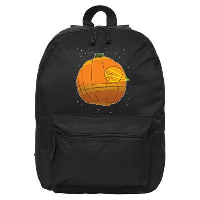 Death Star Pumpkin Halloween 16 in Basic Backpack