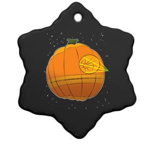 Death Star Pumpkin Halloween Ceramic Star Ornament