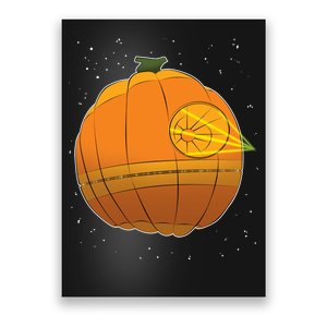 Death Star Pumpkin Halloween Poster