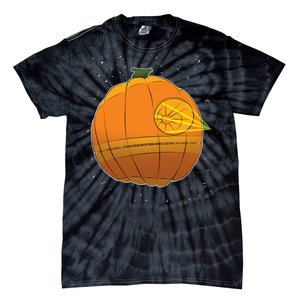 Death Star Pumpkin Halloween Tie-Dye T-Shirt