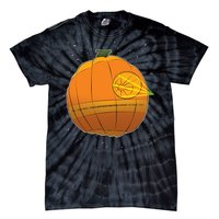 Death Star Pumpkin Halloween Tie-Dye T-Shirt