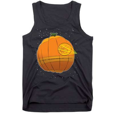 Death Star Pumpkin Halloween Tank Top