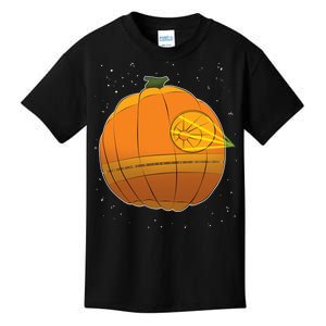 Death Star Pumpkin Halloween Kids T-Shirt