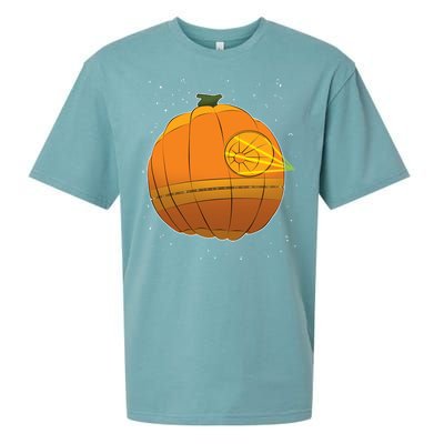 Death Star Pumpkin Halloween Sueded Cloud Jersey T-Shirt