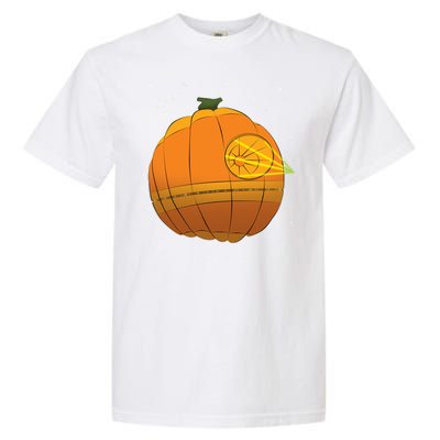 Death Star Pumpkin Halloween Garment-Dyed Heavyweight T-Shirt