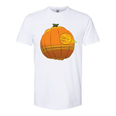 Death Star Pumpkin Halloween Softstyle® CVC T-Shirt