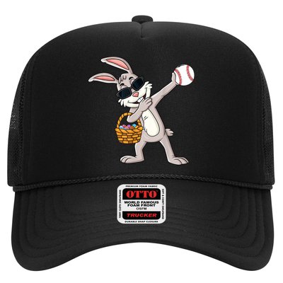 Dabbing Easter Bunny Gift Eggs Basket Baseball Gift Hat