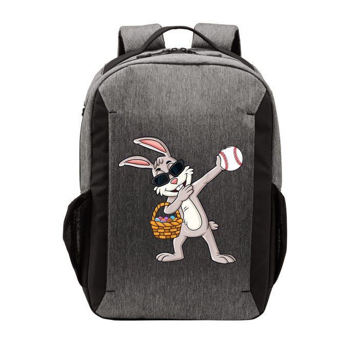 Dabbing Easter Bunny Gift Eggs Basket Baseball Gift Vector Backpack