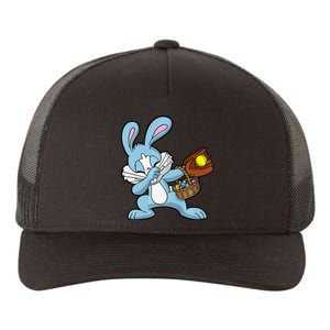 Dabbing Easter Bunny Softball Dab Dance Yupoong Adult 5-Panel Trucker Hat