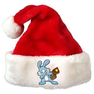 Dabbing Easter Bunny Softball Dab Dance Premium Christmas Santa Hat