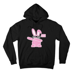 Dabbing Easter Bunny With Sunglasses Dab For Spring Hoodie