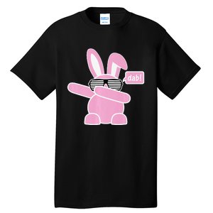 Dabbing Easter Bunny With Sunglasses Dab For Spring Tall T-Shirt