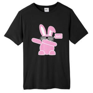 Dabbing Easter Bunny With Sunglasses Dab For Spring Tall Fusion ChromaSoft Performance T-Shirt