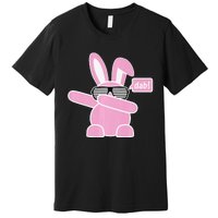 Dabbing Easter Bunny With Sunglasses Dab For Spring Premium T-Shirt