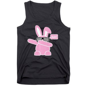 Dabbing Easter Bunny With Sunglasses Dab For Spring Tank Top