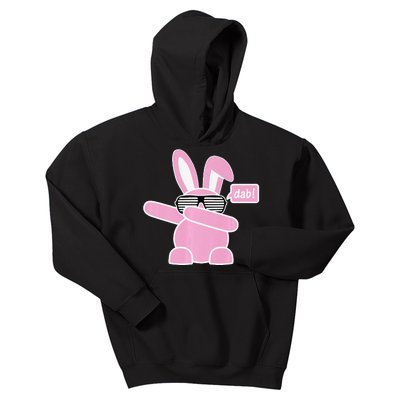 Dabbing Easter Bunny With Sunglasses Dab For Spring Kids Hoodie