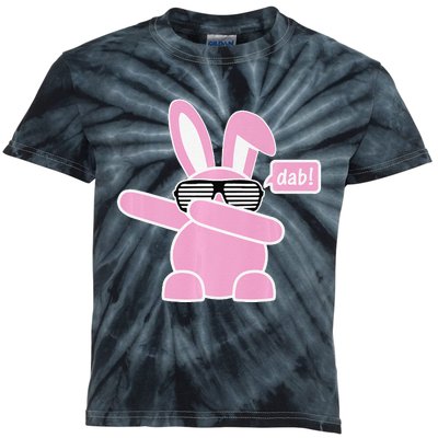 Dabbing Easter Bunny With Sunglasses Dab For Spring Kids Tie-Dye T-Shirt