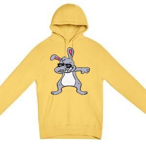 Dabbing Easter Bunny Hip Hop For Dab Dance Lovers Premium Pullover Hoodie