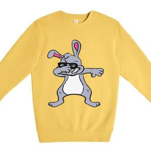 Dabbing Easter Bunny Hip Hop For Dab Dance Lovers Premium Crewneck Sweatshirt