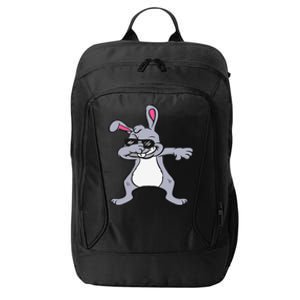 Dabbing Easter Bunny Hip Hop For Dab Dance Lovers City Backpack