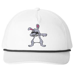 Dabbing Easter Bunny Hip Hop For Dab Dance Lovers Snapback Five-Panel Rope Hat